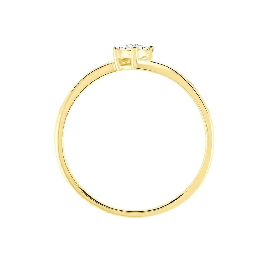 Histoire d'Or Bague Lysia or jaune diamant Discount