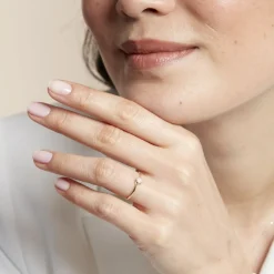 Histoire d'Or Bague Lysia or jaune diamant Discount