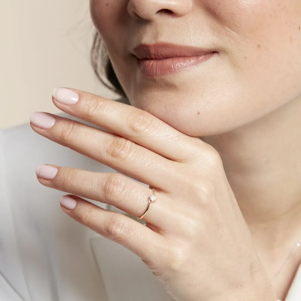 Histoire d'Or Bague Lysia or jaune diamant Discount