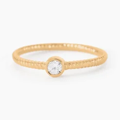 Histoire d'Or Bague Lyza Plaque Or Jaune Oxyde De Zirconium Best