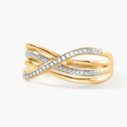 Histoire d'Or Bague Macario Or Jaune Diamant Hot