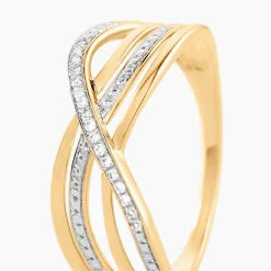 Histoire d'Or Bague Macario Or Jaune Diamant Hot