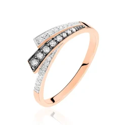 Histoire d'Or Bague Maelys Or Rose Diamant Outlet