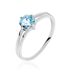 Histoire d'Or Bague Mahina Or Blanc Topaze Discount