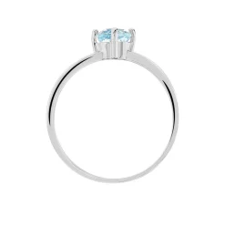 Histoire d'Or Bague Mahina Or Blanc Topaze Discount