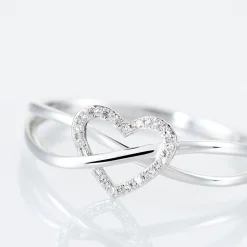 Histoire d'Or Bague Malinda Or Blanc Diamant Best