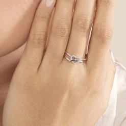 Histoire d'Or Bague Malinda Or Blanc Diamant Best