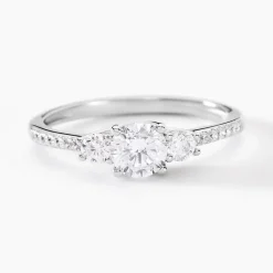 Histoire d'Or Bague Mallory Argent Blanc Oxyde De Zirconium Discount