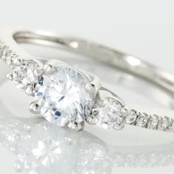 Histoire d'Or Bague Mallory Argent Blanc Oxyde De Zirconium Discount