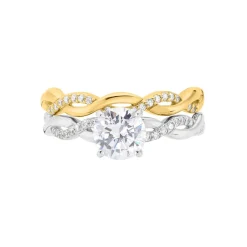 Histoire d'Or Bague Manille Argent Bicolore Oxyde De Zirconium Outlet