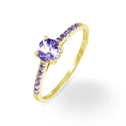 Histoire d'Or Bague Manon Or Jaune Amethyste or jaune améthyste violet Online