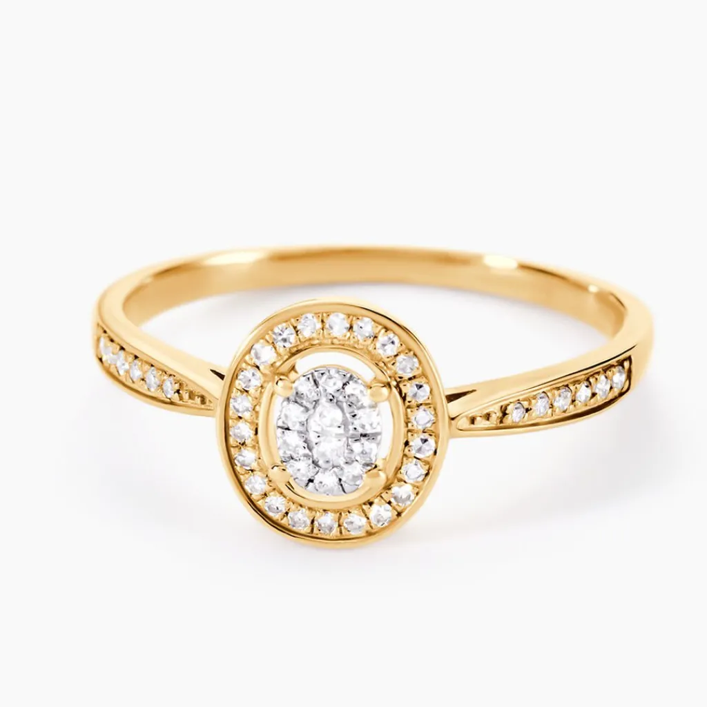 Histoire d'Or Bague Manora Or Jaune Diamant Discount