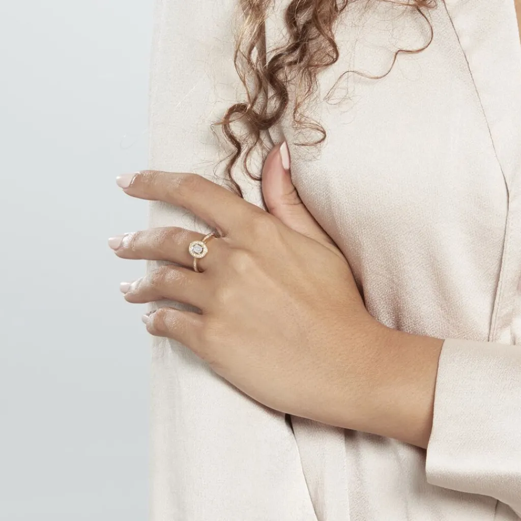 Histoire d'Or Bague Manora Or Jaune Diamant Discount