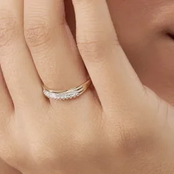 Histoire d'Or Bague Marcianne Or Jaune Diamant