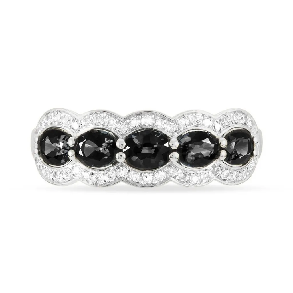 Histoire d'Or Bague Margaux Or Blanc Onyx Et Diamant Hot