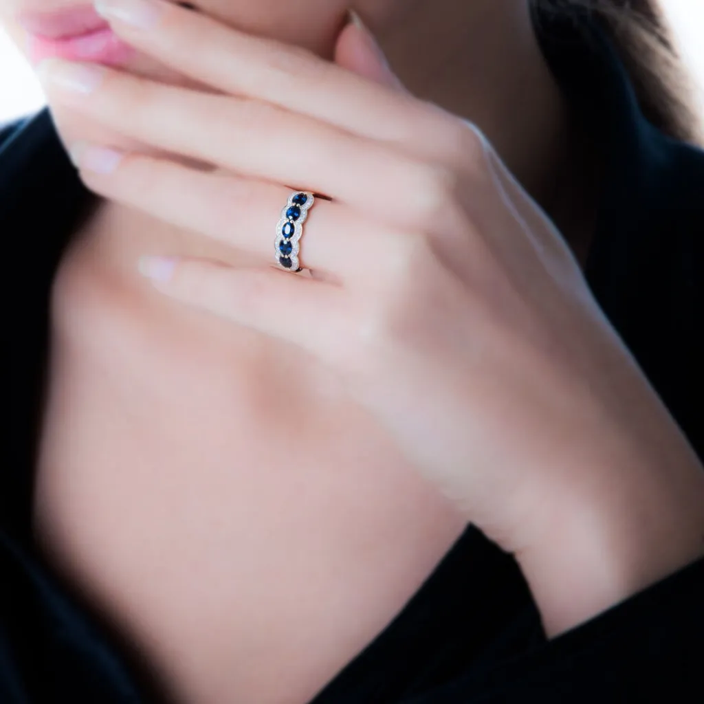 Histoire d'Or Bague Margaux Or Blanc Onyx Et Diamant Hot