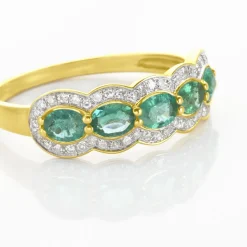 Histoire d'Or Bague Margaux Et Diamant or jaune emeraude Online