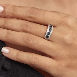 Histoire d'Or Bague Margaux Et Diamant or jaune saphir Outlet