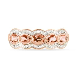 Histoire d'Or Bague Margaux Or Rose Morganite Et Diamant Sale