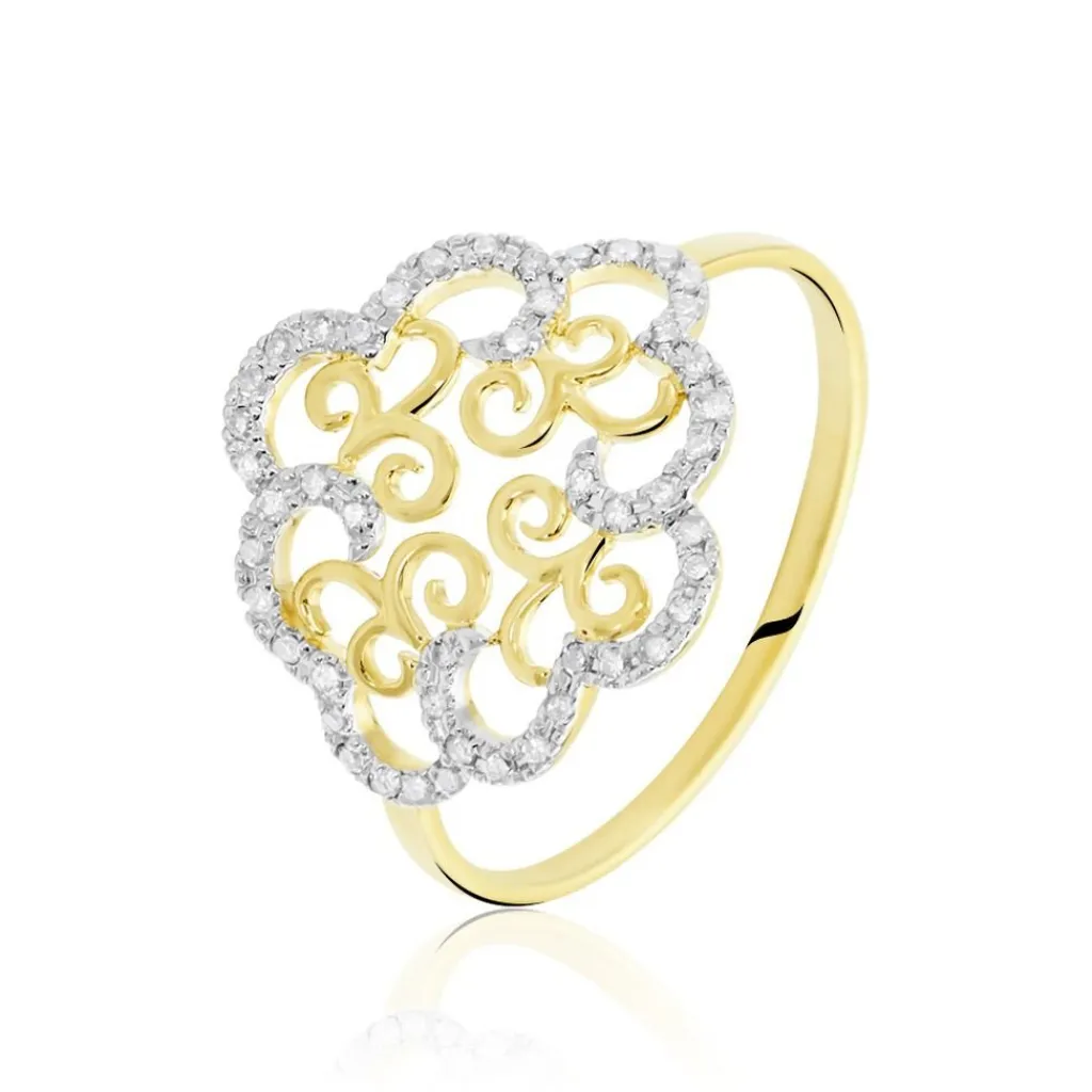 Histoire d'Or Bague Marie-christel Or Jaune Diamant Sale