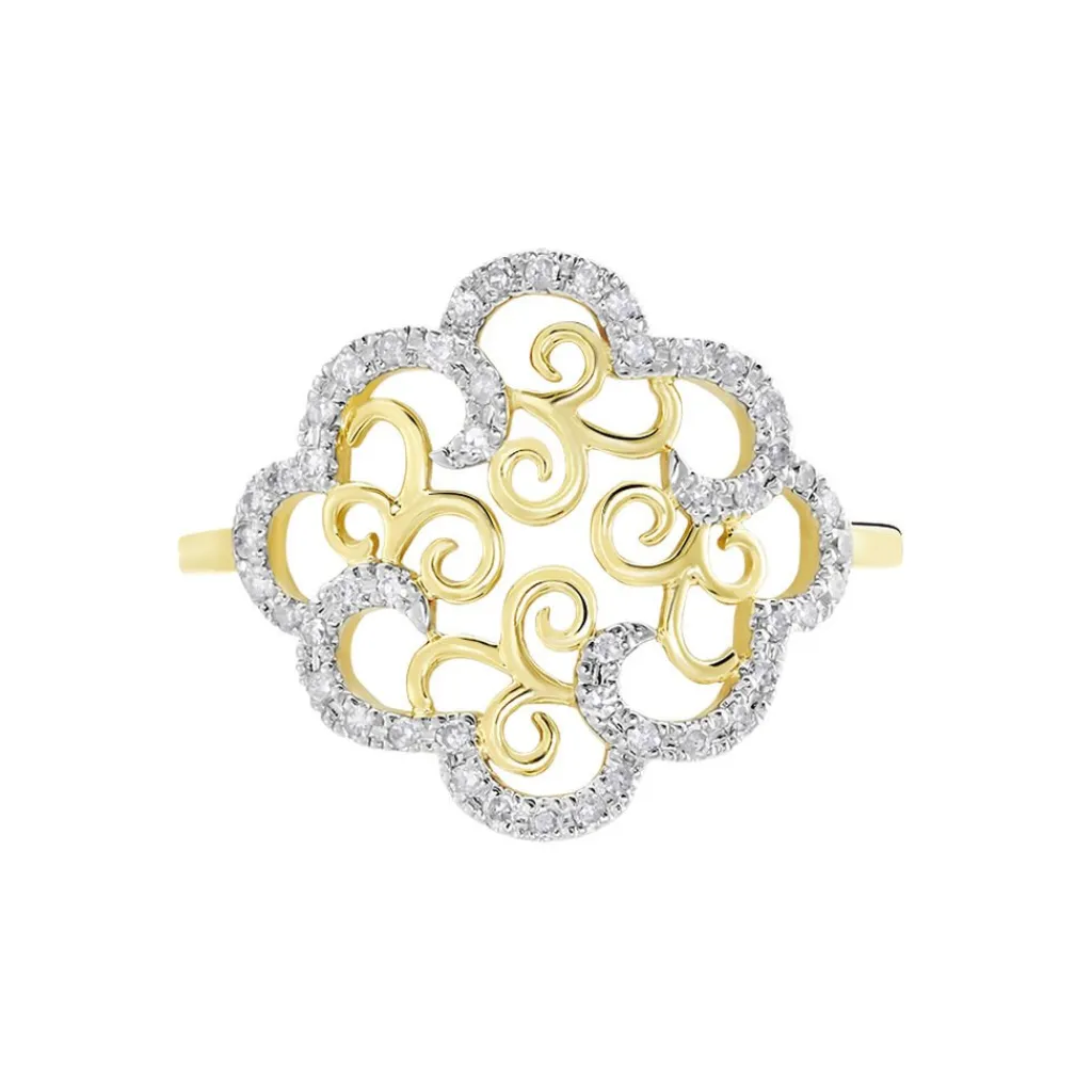 Histoire d'Or Bague Marie-christel Or Jaune Diamant Sale