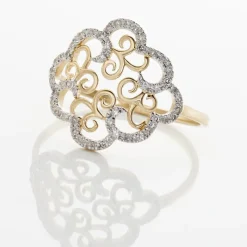 Histoire d'Or Bague Marie-christel Or Jaune Diamant Sale