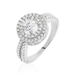 Histoire d'Or Bague Marie-felix Argent Blanc Oxyde De Zirconium Outlet