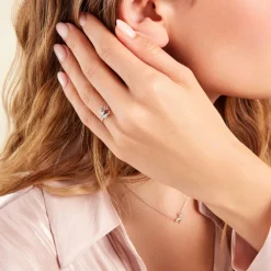 Histoire d'Or Bague Marilla Argent Blanc Oxyde De Zirconium Best