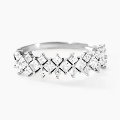 Histoire d'Or Bague Marquis Or Blanc Oxyde De Zirconium Sale