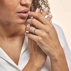 Histoire d'Or Bague Martika Diamant or blanc saphir Best