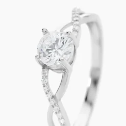 Histoire d'Or Bague Maryna Argent Blanc Oxyde De Zirconium Sale