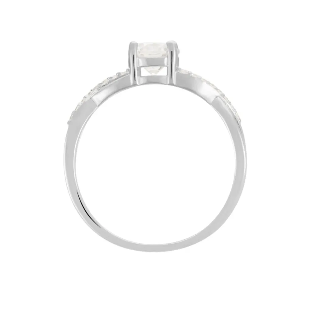 Histoire d'Or Bague Maryna Argent Blanc Oxyde De Zirconium Sale