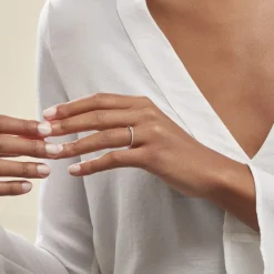 Histoire d'Or Bague Maryne Argent Blanc Oxyde De Zirconium