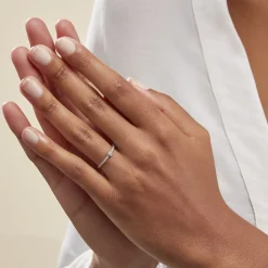 Histoire d'Or Bague Maryne Argent Blanc Oxyde De Zirconium