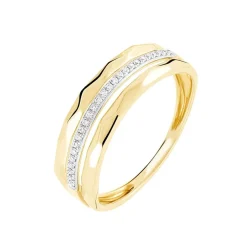 Histoire d'Or Bague Mauna Or Jaune Oxyde De Zirconium Hot