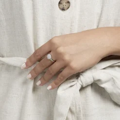 Histoire d'Or Bague Maximille Argent Blanc Oxyde De Zirconium Sale