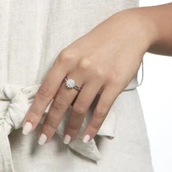 Histoire d'Or Bague Maximille Argent Blanc Oxyde De Zirconium Sale