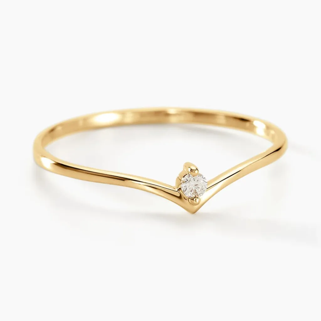 Histoire d'Or Bague Maye or jaune diamant Sale