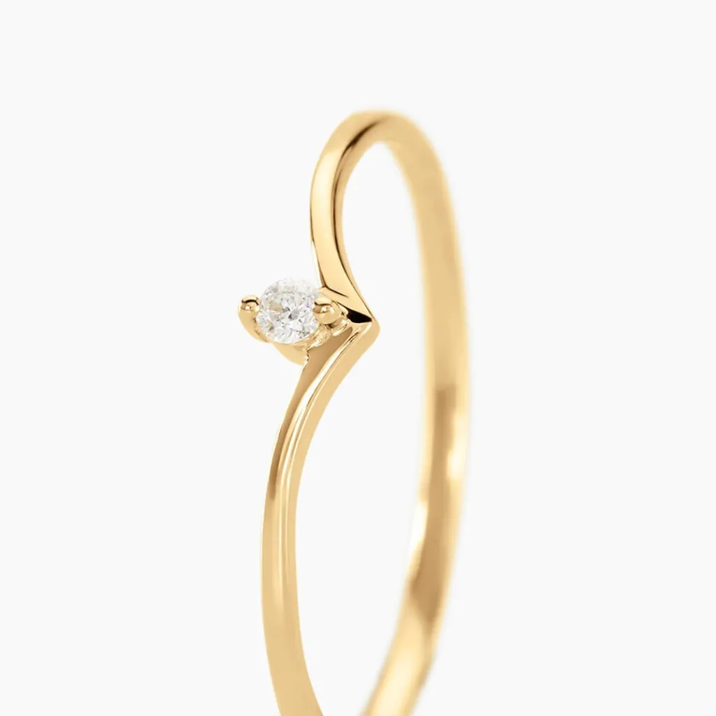 Histoire d'Or Bague Maye or jaune diamant Sale