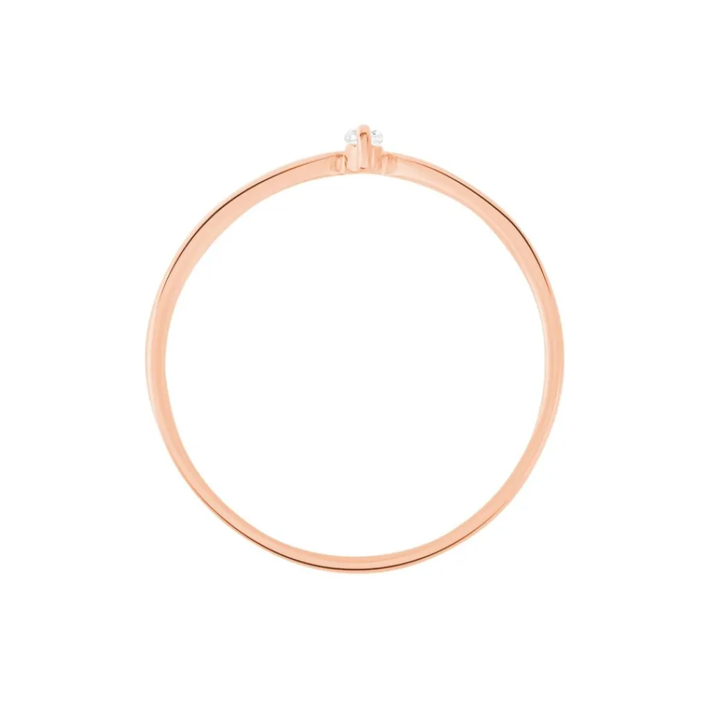 Histoire d'Or Bague Maye or rose diamant Sale