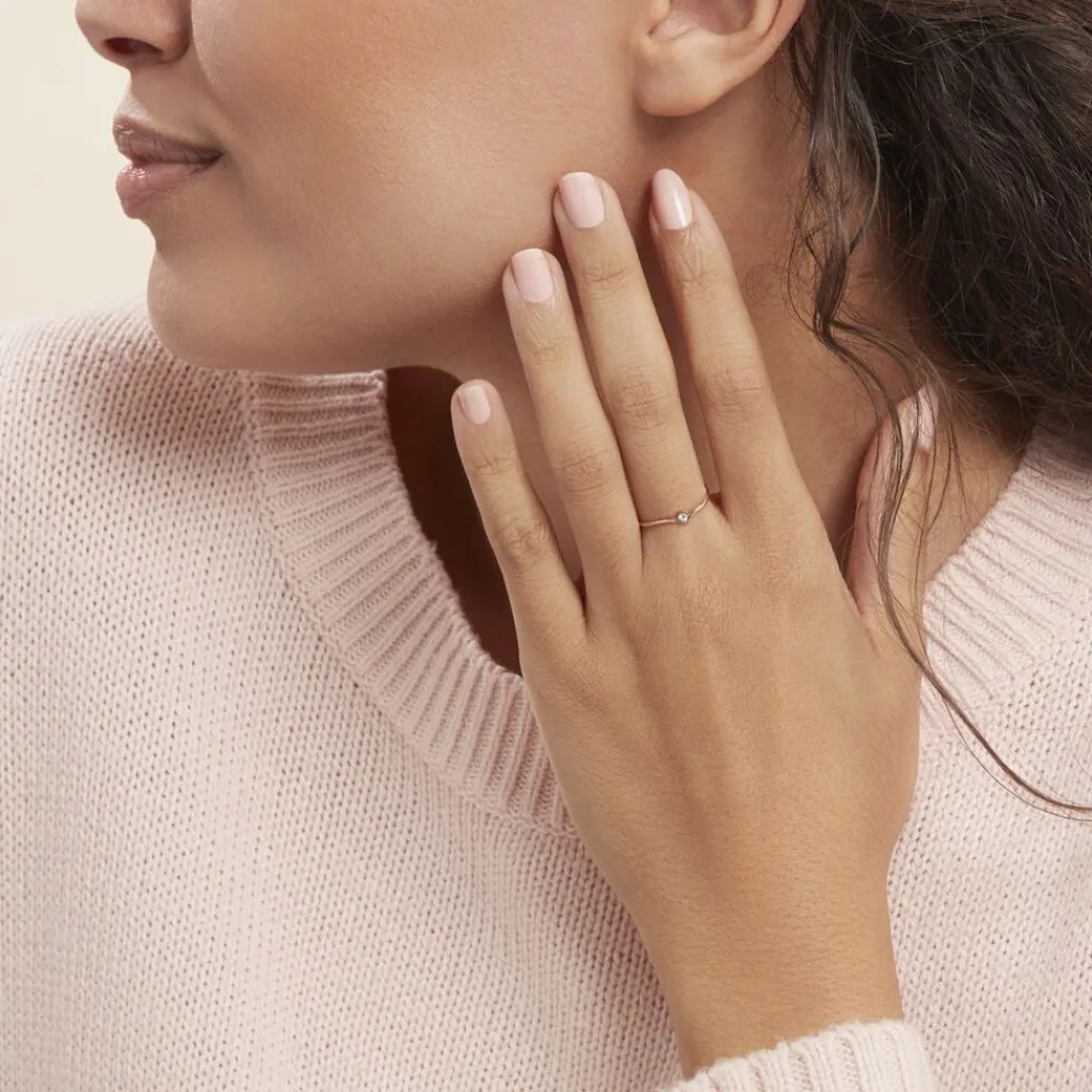 Histoire d'Or Bague Maye or rose diamant Sale