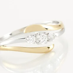 Histoire d'Or Bague Mayline Or Bicolore Diamant Sale