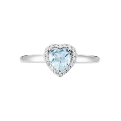 Histoire d'Or Bague Meliora Or Blanc Topaze Bleu Sky Oxyde De Zirconium Online