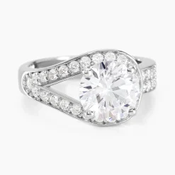 Histoire d'Or Bague Melisse Argent Blanc Oxyde De Zirconium Sale