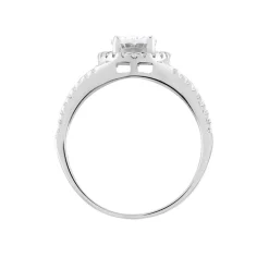 Histoire d'Or Bague Melyssa Argent Blanc Oxyde De Zirconium Outlet