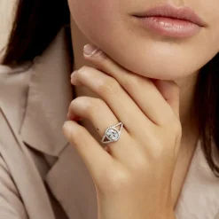 Histoire d'Or Bague Melyssa Argent Blanc Oxyde De Zirconium Outlet