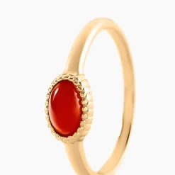 Histoire d'Or Bague Memory Plaqué Or Jaune Pierre De Synthese New