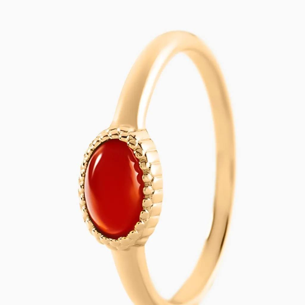 Histoire d'Or Bague Memory Plaqué Or Jaune Pierre De Synthese New