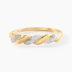 Histoire d'Or Bague Mihael Or Jaune Diamant Discount