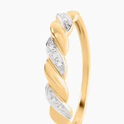 Histoire d'Or Bague Mihael Or Jaune Diamant Discount